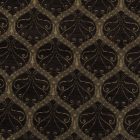 Coussin décoratif noir 45 x 45 cm – Ornement ébène