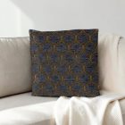 Coussin décoratif bleu 45 x 45 cm – Ornement bleu roi