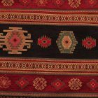 Coussin décoratif noir 45 x 45 cm – Nomade noir d’encre