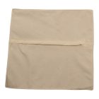 Coussin décoratif crème 45 x 45 cm – Tulipe saphir