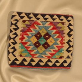   Coussin oriental Kilim 40x40 Taie d'oreiller tissé à la main