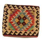 Coussin oriental Kilim 40x40 Taie d'oreiller tissé à la main