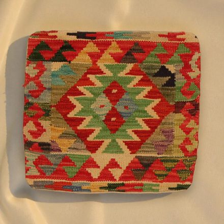 Coussin oriental Kilim 40x40 Taie d'oreiller tissé à la main