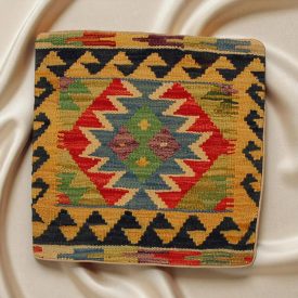 Coussin Kilim 45x45 housse de coussin tissé à la main