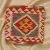 Coussin Kilim 45x45 housse de coussin tissé à la main
