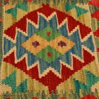 Coussin Kilim 45x45 housse de coussin tissé à la main