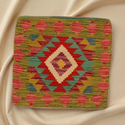 Coussin Kilim 45x45 housse de coussin tissé à la main