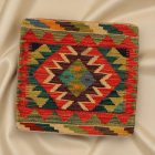 Coussin Kilim 45x45 housse de coussin tissé à la main