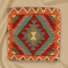 Housse de coussin tissé à la main 45x45 Coussin décoratif Kilim