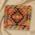 Housse de coussin Kilim afghane 45x45 oreiller tissé à la main