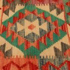 Housse de coussin Kilim afghane 45x45 oreiller tissé à la main