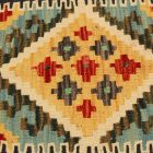 Coussin Kilim tissé à la main 45x45 coussin décoratif afghan