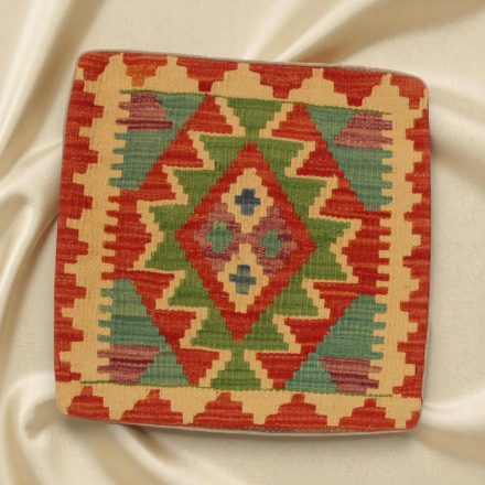 Coussin Kilim tissé à la main 45x45 coussin décoratif afghan