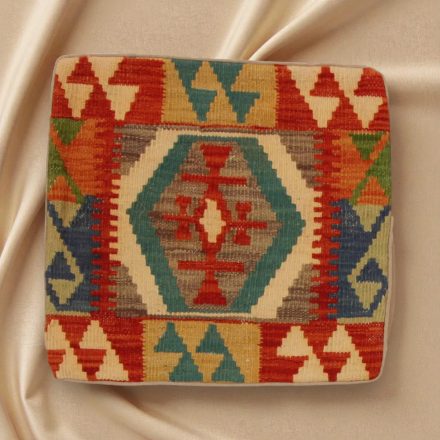 Coussin Kilim tissé à la main 45x45 coussin décoratif afghan