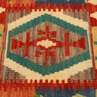 Coussin Kilim tissé à la main 45x45 coussin décoratif afghan