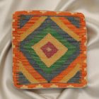 Coussin Kilim tissé à la main 45x45 coussin décoratif afghan