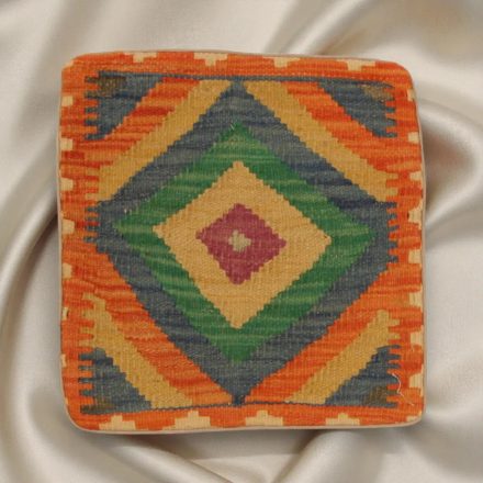 Coussin Kilim tissé à la main 45x45 coussin décoratif afghan