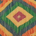 Coussin Kilim tissé à la main 45x45 coussin décoratif afghan