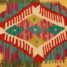 Coussin Kilim tissé à la main 45x45 coussin décoratif afghan