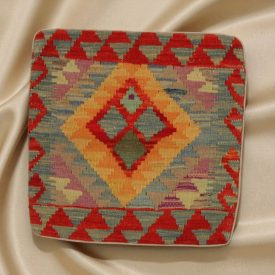   Coussin Kilim tissé à la main 45x45 coussin décoratif afghan