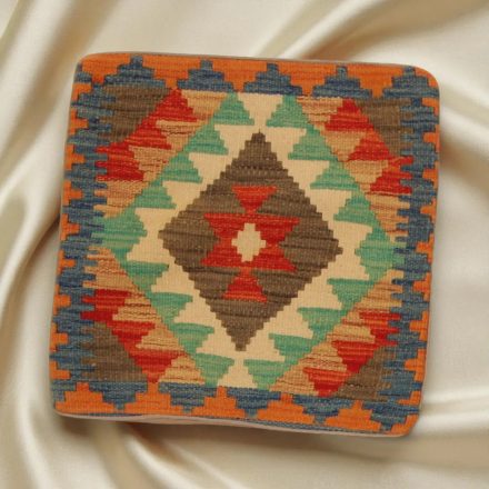 Coussin Kilim tissé à la main 45x45 coussin décoratif afghan