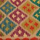 Coussin oriental Kilim 40x40 Taie d'oreiller tissé à la main