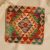 Coussin oriental Kilim 40x40 Taie d'oreiller tissé à la main