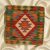 Coussin Kilim 45x45 housse de coussin tissé à la main