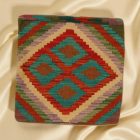 Coussin Kilim 45x45 housse de coussin tissé à la main