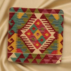 Coussin Kilim 45x45 housse de coussin tissé à la main