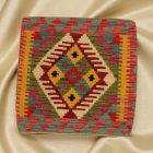 Coussin Kilim 45x45 housse de coussin tissé à la main