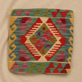Coussin Kilim 45x45 housse de coussin tissé à la main