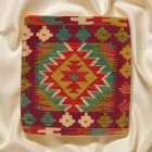 Coussin Kilim 45x45 housse de coussin tissé à la main