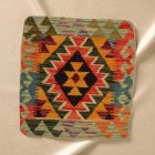 Coussin Kilim 45x45 housse de coussin tissé à la main