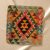 Coussin Kilim 45x45 housse de coussin tissé à la main