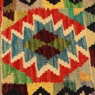 Coussin Kilim 45x45 housse de coussin tissé à la main