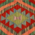 Coussin Kilim 45x45 housse de coussin tissé à la main