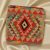 Coussin Kilim 45x45 housse de coussin tissé à la main