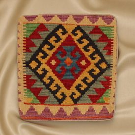   Coussin décoratif Kilim 45x45, housse de coussin tissé à la main