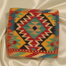   Coussin décoratif Kilim 45x45, housse de coussin tissé à la main
