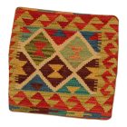 Coussin décoratif Kilim 45x45, housse de coussin tissé à la main