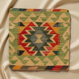   Coussin décoratif Kilim 45x45, housse de coussin tissé à la main