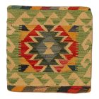 Coussin décoratif Kilim 45x45, housse de coussin tissé à la main