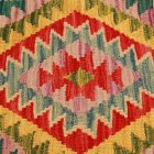 Coussin décoratif Kilim 45x45, housse de coussin tissé à la main