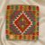 Coussin décoratif Kilim 45x45, housse de coussin tissé à la main