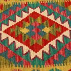 Coussin décoratif Kilim 45x45, housse de coussin tissé à la main