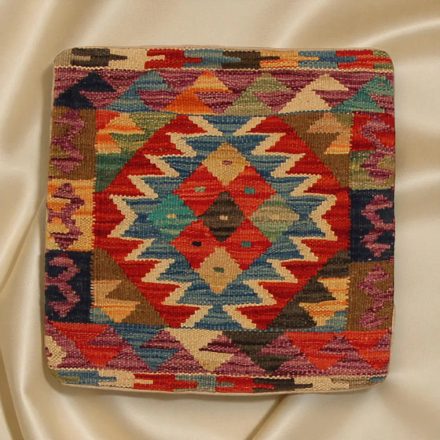 Coussin décoratif Kilim 45x45, housse de coussin tissé à la main