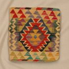 Coussin décoratif Kilim 45x45, housse de coussin tissé à la main