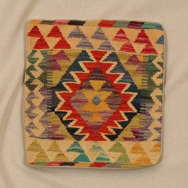   Coussin décoratif Kilim 45x45, housse de coussin tissé à la main