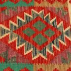 Coussin décoratif Kilim 45x45, housse de coussin tissé à la main